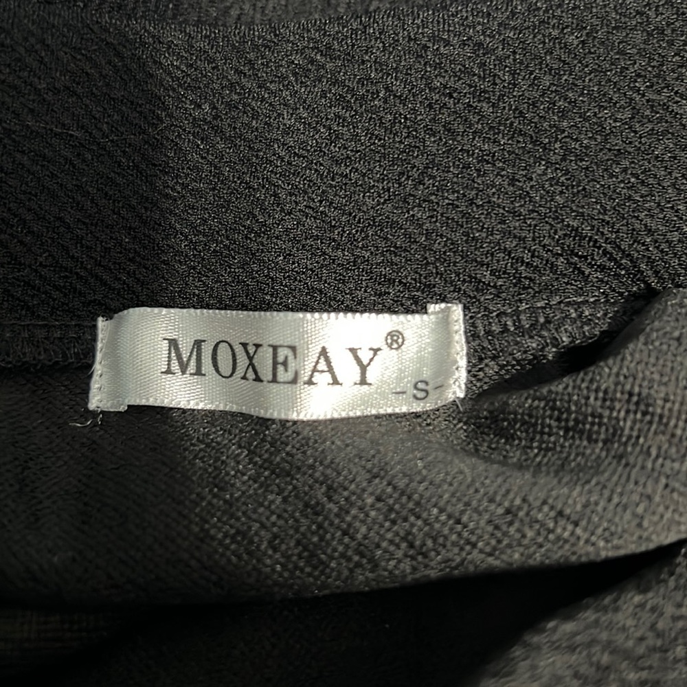 Moxeay women's A-line flared black skater mini skirt size small - Picture 4 of 4